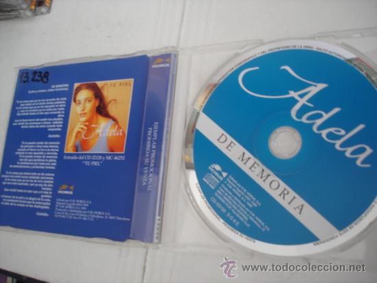 CDs de m&uacute;sica: ADELA   DE MEMORIA    PROMO CD-SINGLE - Foto 2