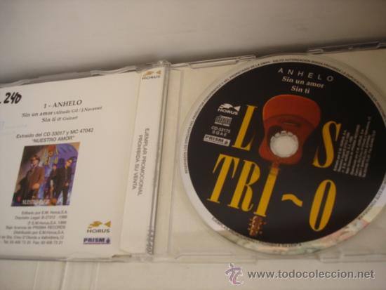 CDs de m&uacute;sica: LOS TRI-O   ANHELO  PROMO CD-SINGLE - Foto 2