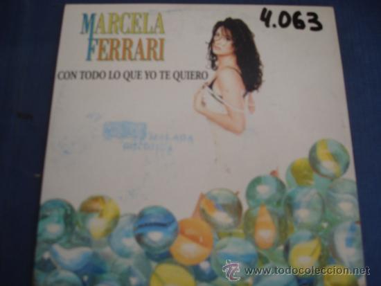 Musik-CDs: MARCELA FERRARI   CON TODO LO QUE TO TE QUIERO  PROMO CD-SINGLE
