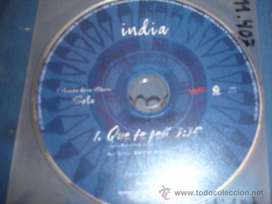 CDs de m&uacute;sica: INDIA   QUE TE PEDI  CD-SINGLE - Foto 1