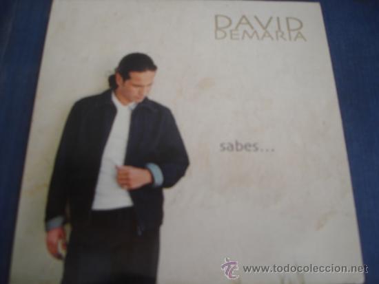 CDs de m&uacute;sica: DAVID DEMARIA   SABES...  PROMO CD-SINGLE - Foto 1