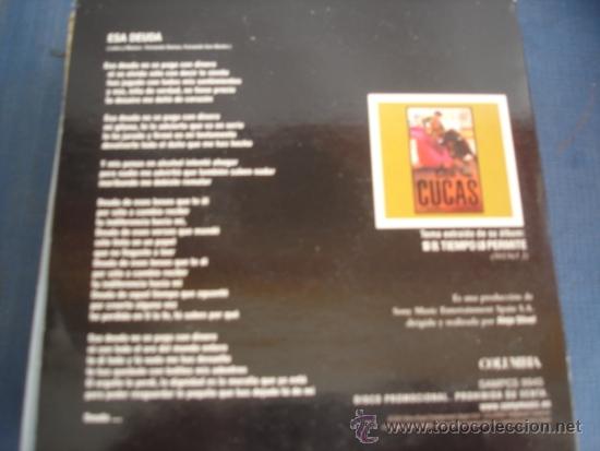 CDs de m&uacute;sica: LOS CUCAS  ESA  DEUDA  PROMO CD SINGLE - Foto 2