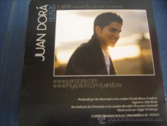 CDs de m&uacute;sica: JUAN DORA  SENTIR  PROMO CD SINGLE - Foto 2