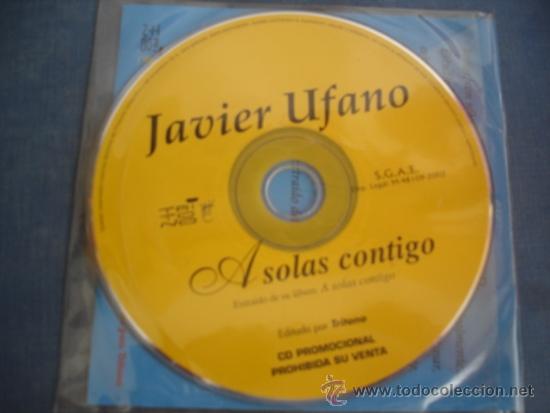 CDs de m&uacute;sica: JAVIER UFANO  A SOLAS CONTIGO   PROMO CD SINGLE - Foto 2