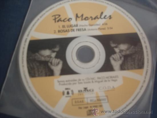 CDs de m&uacute;sica: PACO MORALES  EL LUGAR +1  CD SINGGLE - Foto 1