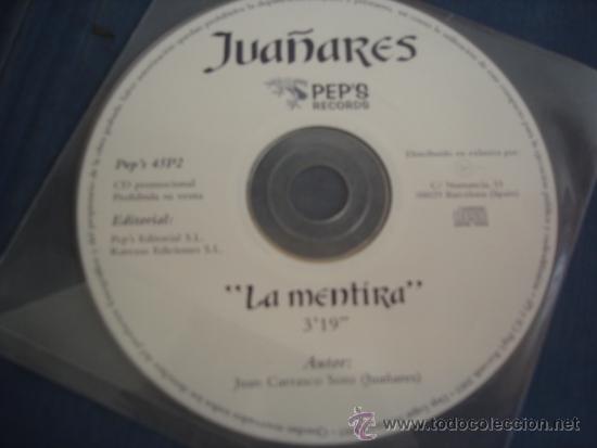 CDs de m&uacute;sica: JUA&Ntilde;ARES  LA MENTIRA  PROMO CD SINGLE - Foto 1