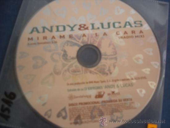 CDs de m&uacute;sica: ANDY & LUCAS  MIRAME A LA CARA  PROMO CD SINGLE - Foto 1