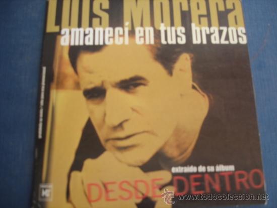 CDs de m&uacute;sica: LUIS MORERA  AMANECI EN TUS BRAZOS  CD SINGLE - Foto 1