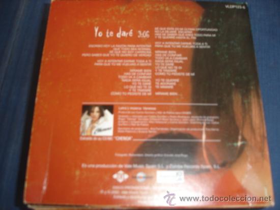 CDs de m&uacute;sica: CHENOA   YO TE DAR&Eacute;  PROMO CD-SINGLE - Foto 2