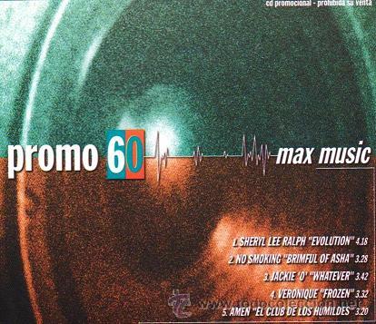 CDs de m&uacute;sica: Various - Promo 60 MAX MUSIC CD SINGLE - Foto 1