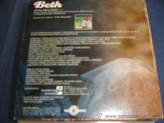 CDs de m&uacute;sica: BETH   OTRA REALIDAD  PROMO CD-SINGLE - Foto 2
