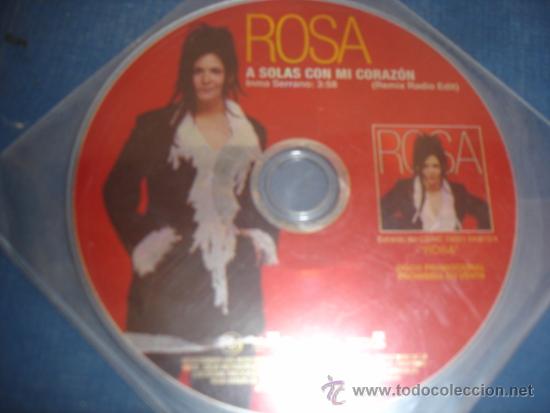 CDs de m&uacute;sica: ROSA   A SOLAS CON MI CORAZON  PROMO CD-SINGLE - Foto 1