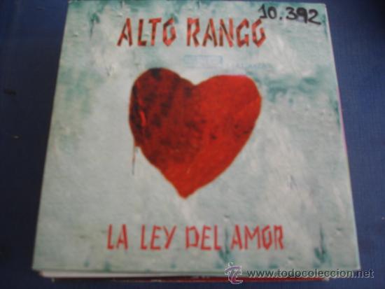CDs de m&uacute;sica: ALTO RANGO   LA LEY DEL AMOR  PROMO CD-SINGLE - Foto 1