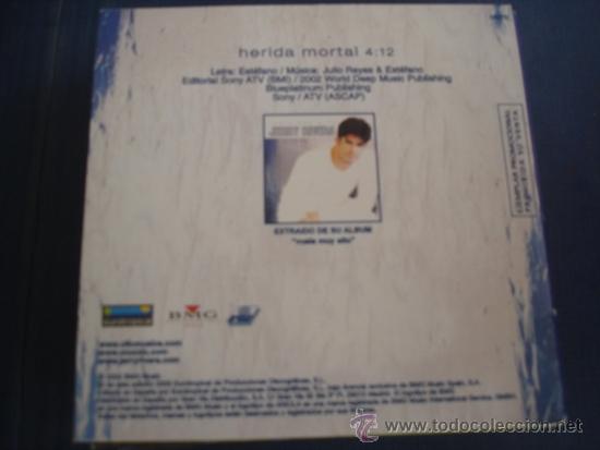 CDs de m&uacute;sica: JERRY RIVERA  HERIDA MORTAL   PROMO CD SINGLE - Foto 2