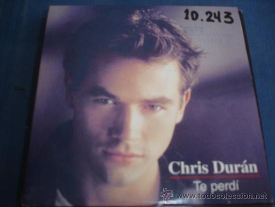 CDs de m&uacute;sica: CHRIS DURAN TE PERDI PROMO CD SINGLE - Foto 1