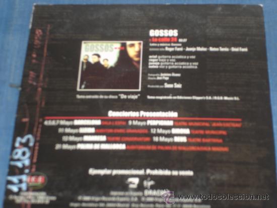CDs de m&uacute;sica: GOSSOS   LA CALLE 24  PROMO CD-SINGLE - Foto 2