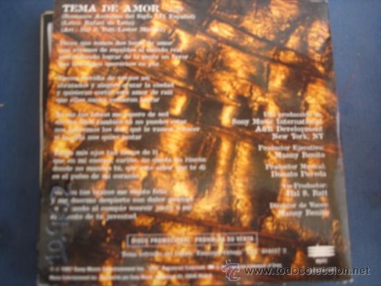 CDs de m&uacute;sica: EMANUEL ORTEGA   TEMA DE AMOR  PROMO CD SINGLE - Foto 2