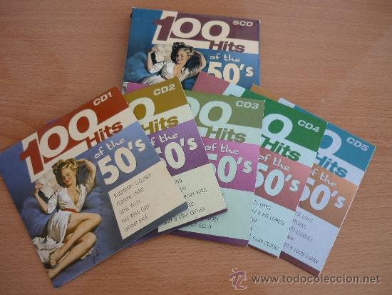 CDs de m&uacute;sica: 5 CD 100EXITOS DE LOS 50.  GASTOS DE ENVIO 8&euro;