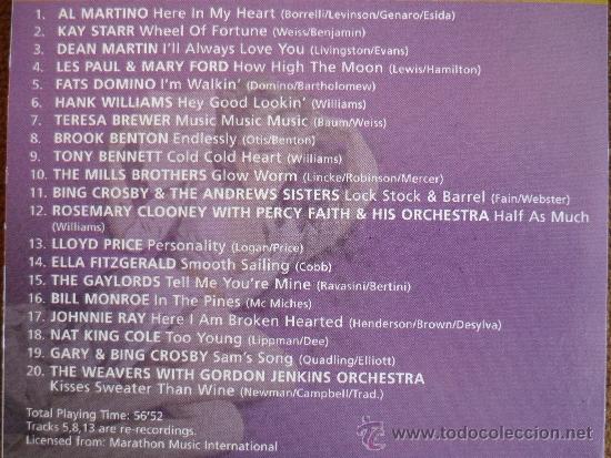 CDs de m&uacute;sica: 5 CD 100EXITOS DE LOS 50.  GASTOS DE ENVIO 8&euro; - Foto 3