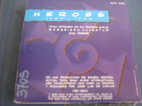 CDs de m&uacute;sica: IVAN IVAN HEROES  PROMO CD SINGLE - Foto 2