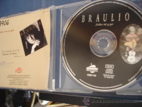 CDs de m&uacute;sica: BRAULIO SOLOS TU Y YO   CD SINGLE - Foto 2
