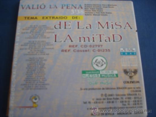 CDs de m&uacute;sica: RAFA SERNA   VALIO LA PENA  PROMO CD-SINGLE - Foto 2