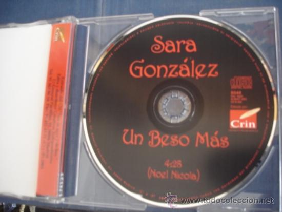 CDs de m&uacute;sica: SARA GONZALEZ  UN BESO MAS  CD SINGLE - Foto 2