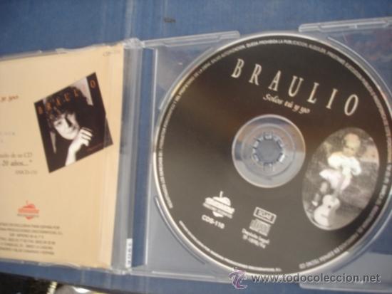 CDs de m&uacute;sica: BRAULIO SOLOS TU Y YO   CD SINGLE - Foto 2