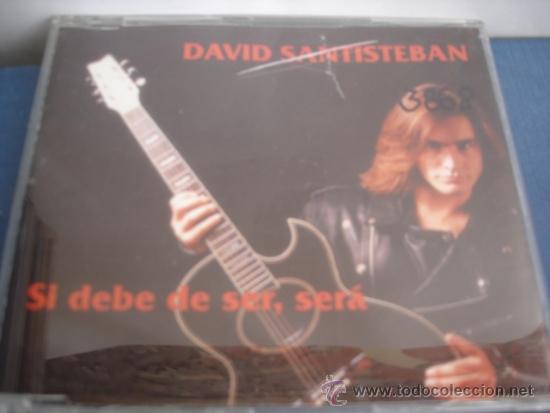 CDs de m&uacute;sica: DAVID SANTISTEBAN  SI DEBE DE SER, SERA   PROMO CD SINGLE - Foto 1