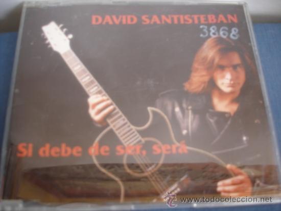 CDs de m&uacute;sica: DAVID SANTISTEBAN  SI DEBE DE SER, SERA   PROMO CD SINGLE - Foto 1