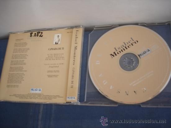 CDs de m&uacute;sica: ISABEL  MONTERO  CANSADA DE TI   PROMO CD SINGLE - Foto 2