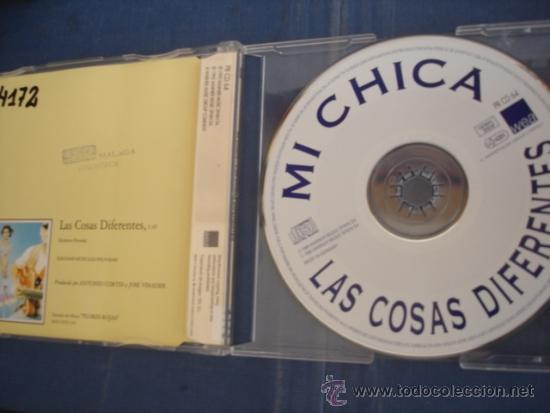 CDs de m&uacute;sica: MI CHICA  LAS COSAS DIFERENTES   CD SINGLE - Foto 2