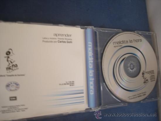 CDs de m&uacute;sica: MALDITA LA HORA  APRENDER  CD SINGLE - Foto 2