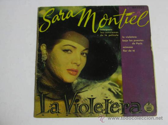 CDs de m&uacute;sica: Single SARA MONTIEL, La Violetera. - Foto 1