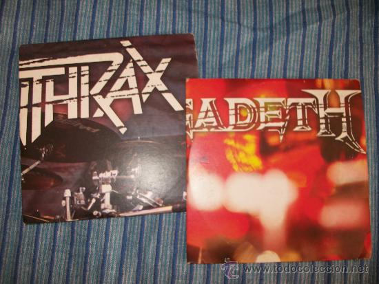 CDs de m&uacute;sica: 2 CD - ANTRAX CD 1 - MEGADEATH CD 2  - THRASH METAL - Foto 1