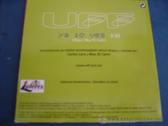 CDs de m&uacute;sica: UFF   YA LO VES  PROMO CD-SINGLE - Foto 2