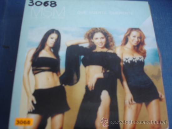 CDs de m&uacute;sica: MSM   QUE SUERTE QUERERTE  PROMO CD-SINGLE - Foto 1