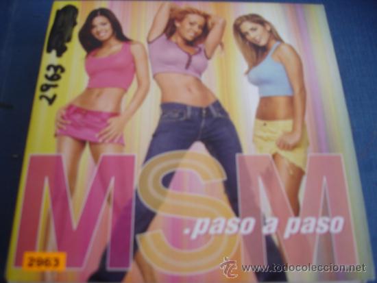 CDs de m&uacute;sica: MSM   PASO A PASO  PROMO CD-SINGLE - Foto 1