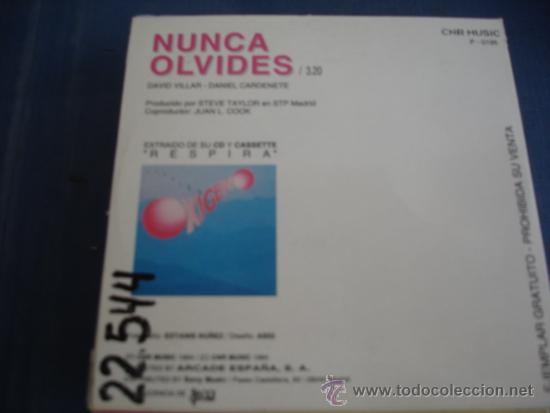CDs de m&uacute;sica: OXIGENO   NUNCA OLVIDES  PROMO CD-SINGLE - Foto 2
