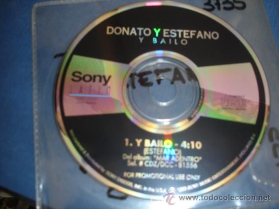 CDs de m&uacute;sica: DONATO Y ESTEFANO   Y BAILO  PROMO CD-SINGLE - Foto 1