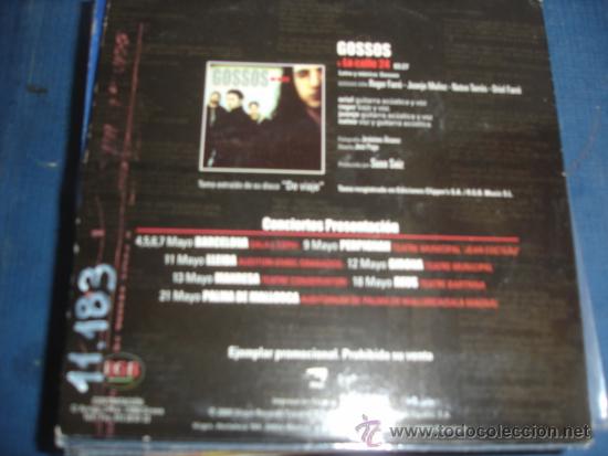 CDs de m&uacute;sica: GOSSOS   LA CALLE 24  PROMO CD-SINGLE - Foto 2
