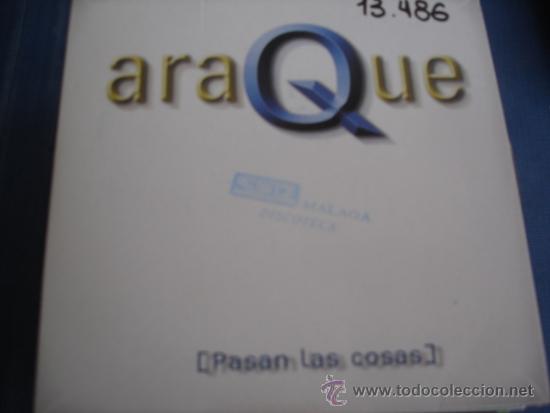 CDs de m&uacute;sica: ARAQUE   PASAN LAS COSAS  PROMO CD-SINGLE - Foto 1