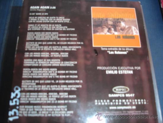 CDs de m&uacute;sica: LOS RABANES   AGAIN AGAIN  PROMO CD-SINGLE - Foto 2