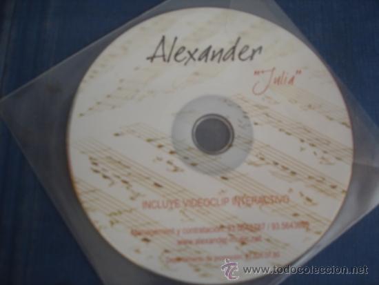 CDs de m&uacute;sica: ALEXANDER  JULIA  + VIDEO CLIP    PROMO CD SINGLE - Foto 1