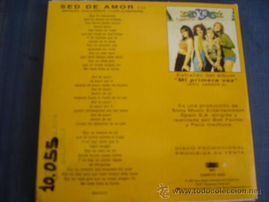 CDs de m&uacute;sica: DIKESI  SED DE AMOR  PROMO CD SINGLE - Foto 2