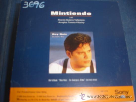 CDs de m&uacute;sica: REY RUIZ   MINTIENDO  PROMO CD-SINGLE - Foto 2