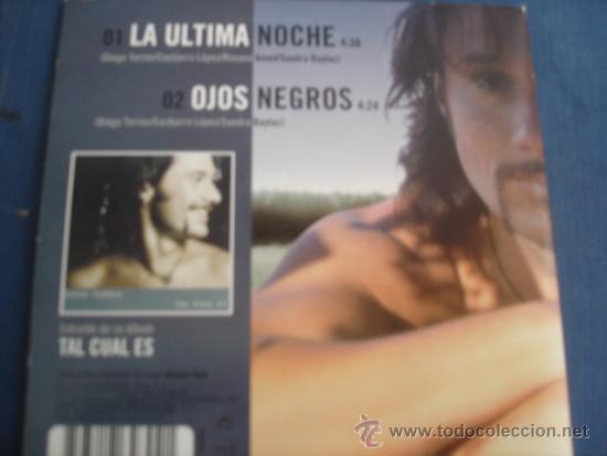 CDs de m&uacute;sica: DIEGO TORRES   LA ULTIMA NOCHE  CD-SINGLE 1+1 - Foto 2