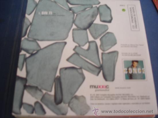 CDs de m&uacute;sica: FELIPE CONDE   SIN TI  PROMO CD-SINGLE - Foto 2