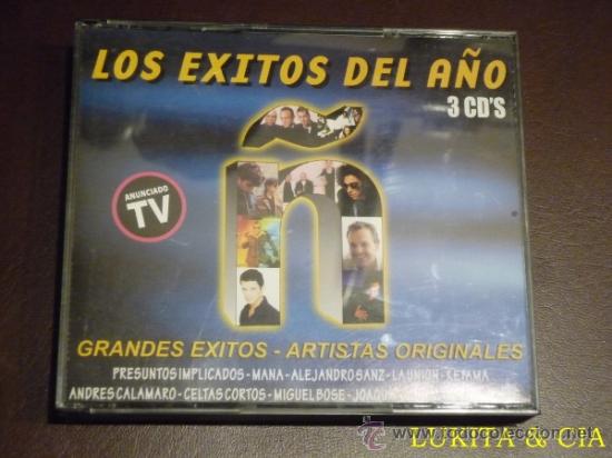 CDs de m&uacute;sica: 3 CDS - LOS &Eacute;XITOS DEL A&Ntilde;O - &Ntilde; - 1999 - Foto 1