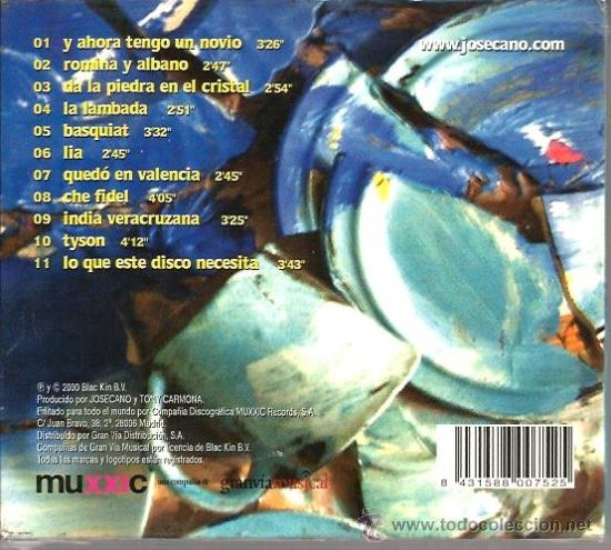 CDs de m&uacute;sica: CD JOSECANO ( JOSE MARIA CANO, DE MECANO ) - Foto 2